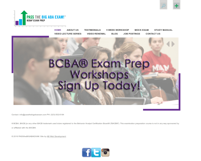 Big aba exam study manual