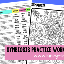 Color by number symbiosis answer key