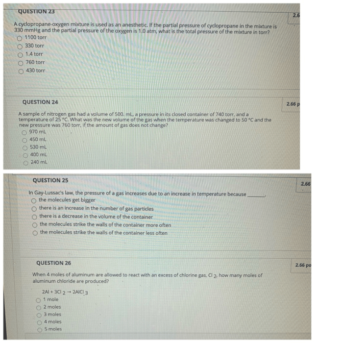 Cyclopropane oxygen mixture used homeworklib ha af mm partial anesthetic pressure if